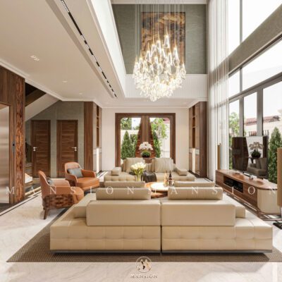 Thiết kế nội thất Villas gỗ óc chó hiện đại Ms. Ha Thu