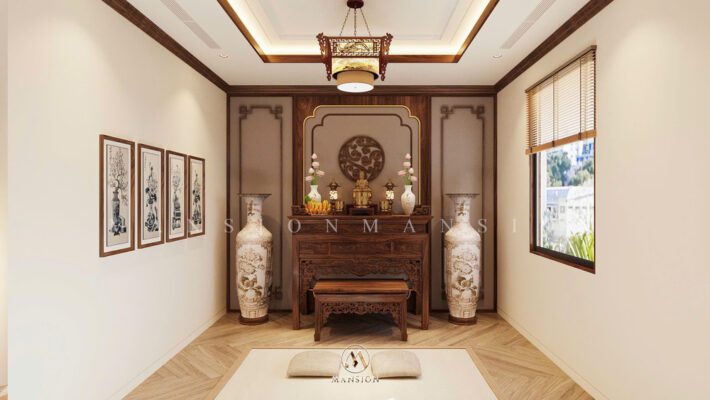 Thiết kế nội thất Villas gỗ óc chó hiện đại Ms. Ha Thu