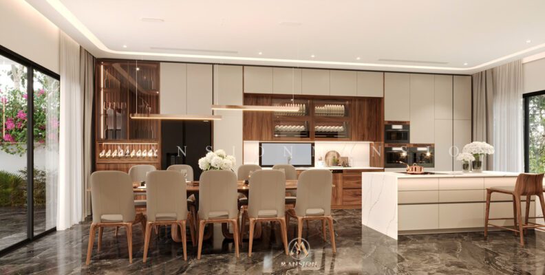 Thi công nội thất gỗ óc chó chuyên nghiệp