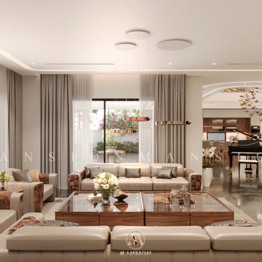 Alternative view of Sofa gỗ óc chó SF-M053