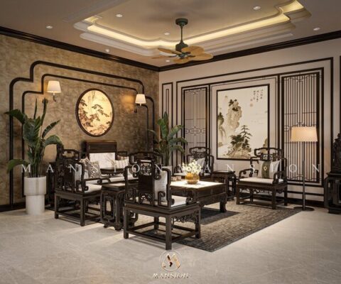 Những mẫu bàn ghế gỗ phòng khách làm nên khí chất thượng lưu