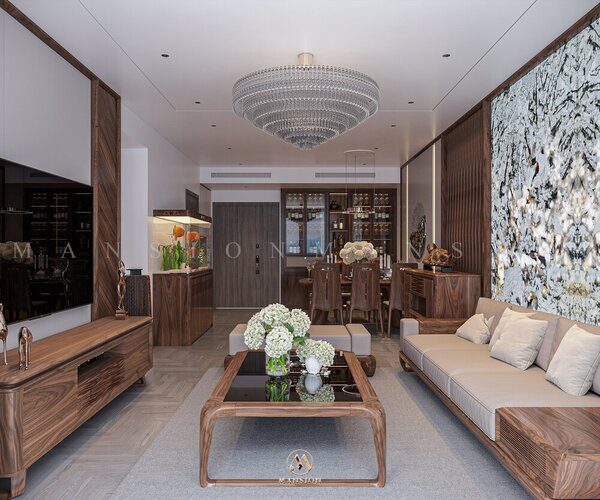 Chuẩn mẫu kệ tivi phòng khách tối ưu công năng, khẳng định đẳng cấp