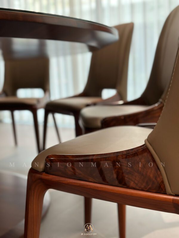 Tổng hợp phòng bếp gỗ óc chó tiện nghi