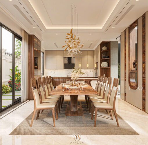 Bàn ăn gỗ óc chó BGA-M017