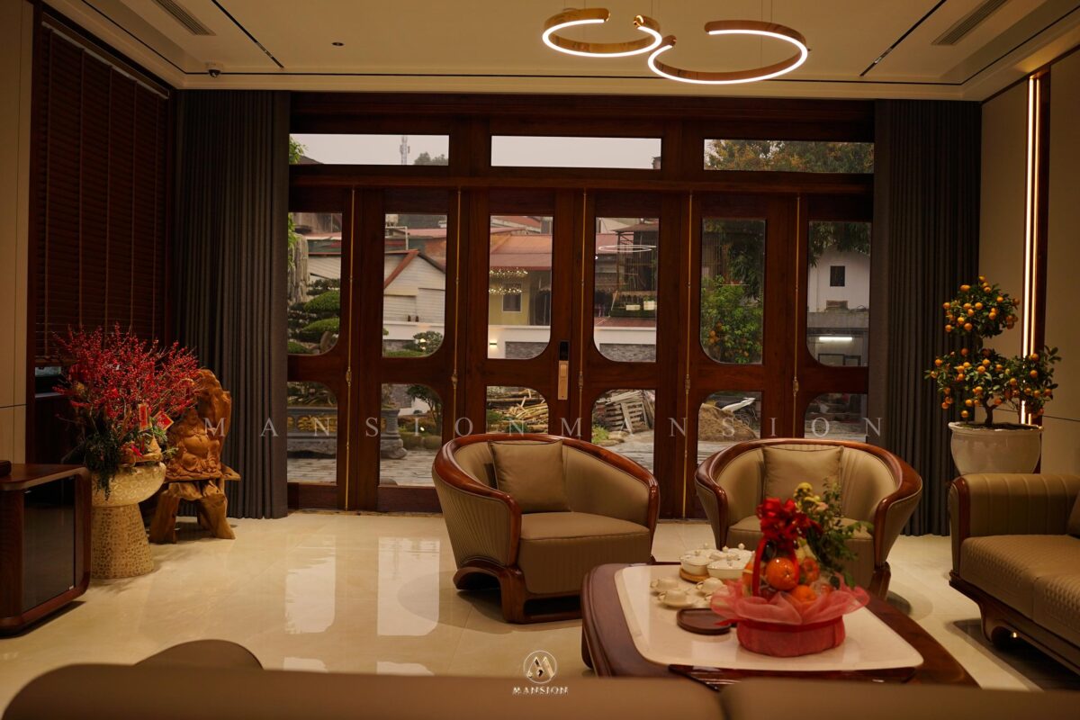 Hoàn công Villa Yên Bái 450m² phong cách hiện đại - Góc 12