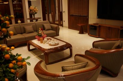 Hoàn công Villa Yên Bái 450m² phong cách hiện đại - Góc 19