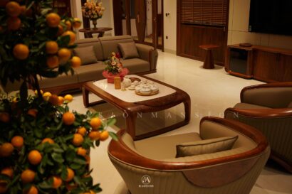 Hoàn công Villa Yên Bái 450m² phong cách hiện đại - Góc 20