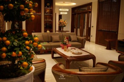 Hoàn công Villa Yên Bái 450m² phong cách hiện đại - Góc 23