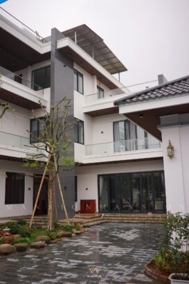Hoàn công Villa Yên Bái 450m² phong cách hiện đại - Góc 67