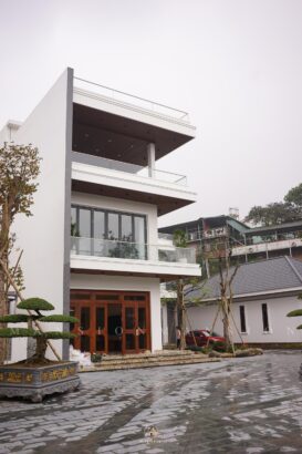 Hoàn công Villa Yên Bái 450m² phong cách hiện đại - Góc 68