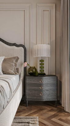 Phòng master Neo Classic gỗ sồi Mỹ tinh tế - Vinhomes Cổ Loa Mansion