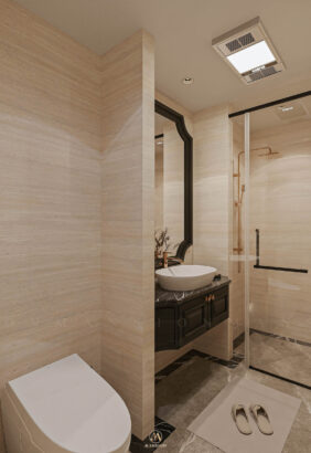 Phòng master Neo Classic gỗ sồi Mỹ tinh tế - Vinhomes Cổ Loa Mansion