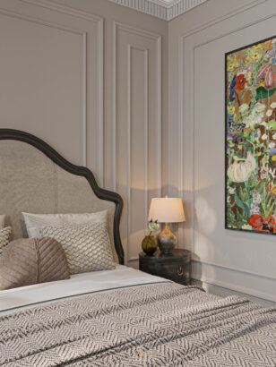Phòng ngủ Neo Classic gỗ sồi Mỹ ấm áp - Vinhomes Cổ Loa Mansion