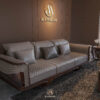 Sofa gỗ óc chó SF-M062 - Bộ 2 sofa đối diện + 2 armchair luxury - Góc 5