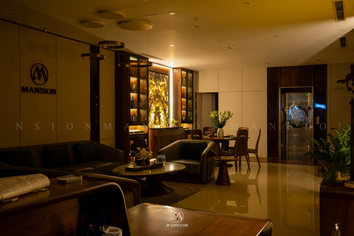 Showroom nội thất gỗ óc chó Mansion tầng 1 phòng khách bếp hiện đại - ảnh 08