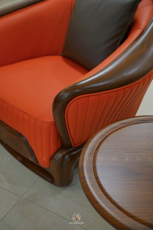 Showroom nội thất gỗ óc chó Mansion tầng 2 phòng ăn Quiet Luxury - ảnh 03