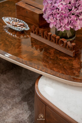 Showroom nội thất gỗ óc chó Mansion tầng 2 phòng ăn Quiet Luxury - ảnh 24