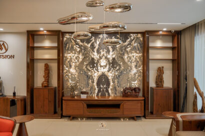 Showroom nội thất gỗ óc chó Mansion tầng 2 phòng ăn Quiet Luxury - ảnh 33