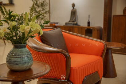 Showroom nội thất gỗ óc chó Mansion tầng 2 phòng ăn Quiet Luxury - ảnh 35